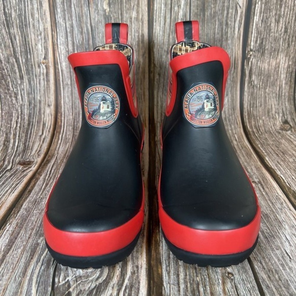 Pendleton Womens Heritage Crater Lake National Park Acadia Black Rainboot Size 5 - Picture 2 of 10
